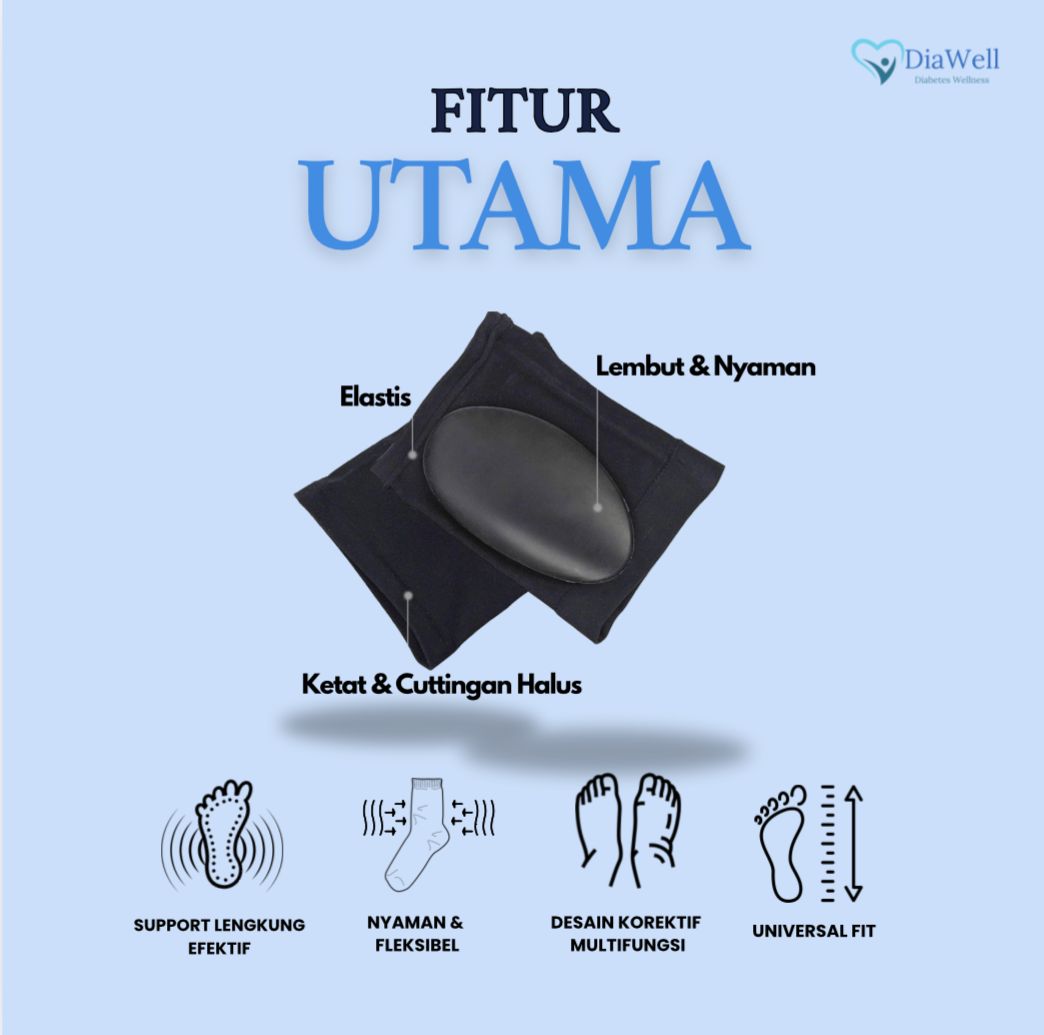 Diawell - Flat Foot Arch Silikon