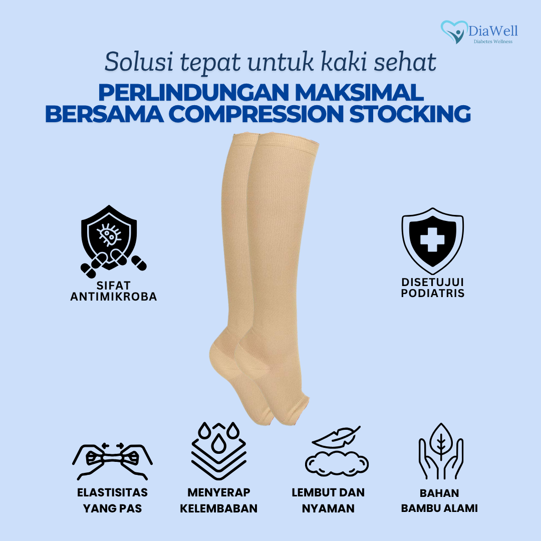 Diawell - Kaos Kaki Kompresi Stocking Anti Varises