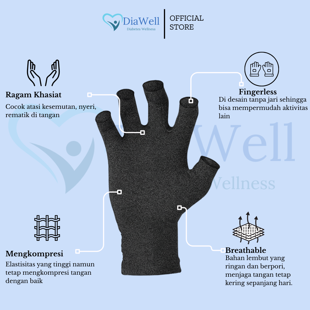 Neuropathy Gloves/Sarung Tangan Neuropathy
