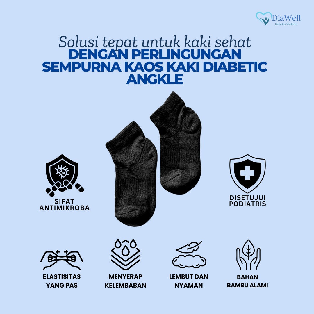 Diawell - Kaos kaki diabetic ankle